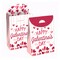 Big Dot of Happiness Happy Galentine's Day - Valentine's Day Gift Favor Bags - Party Goodie Boxes - Set of 12
